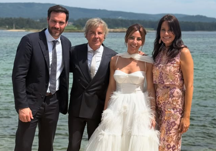 La gran boda en La Toja de los gijoneses Ángel Lorenzo y Rebeca Bolado